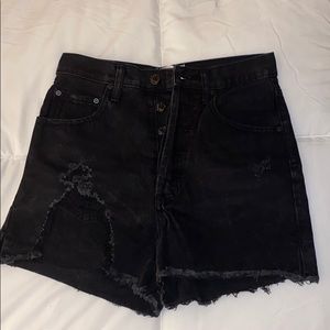 Agolde Black Shorts